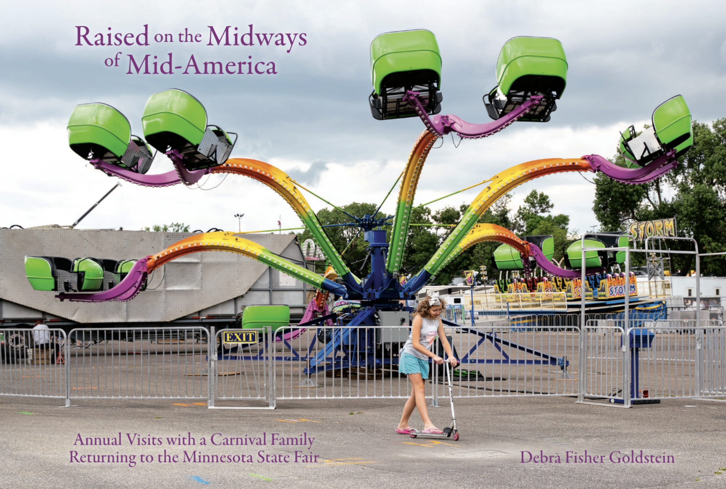 Book-Cover for Raised on the Midways of Mid-America-By-Debra-Fisher-Goldstein